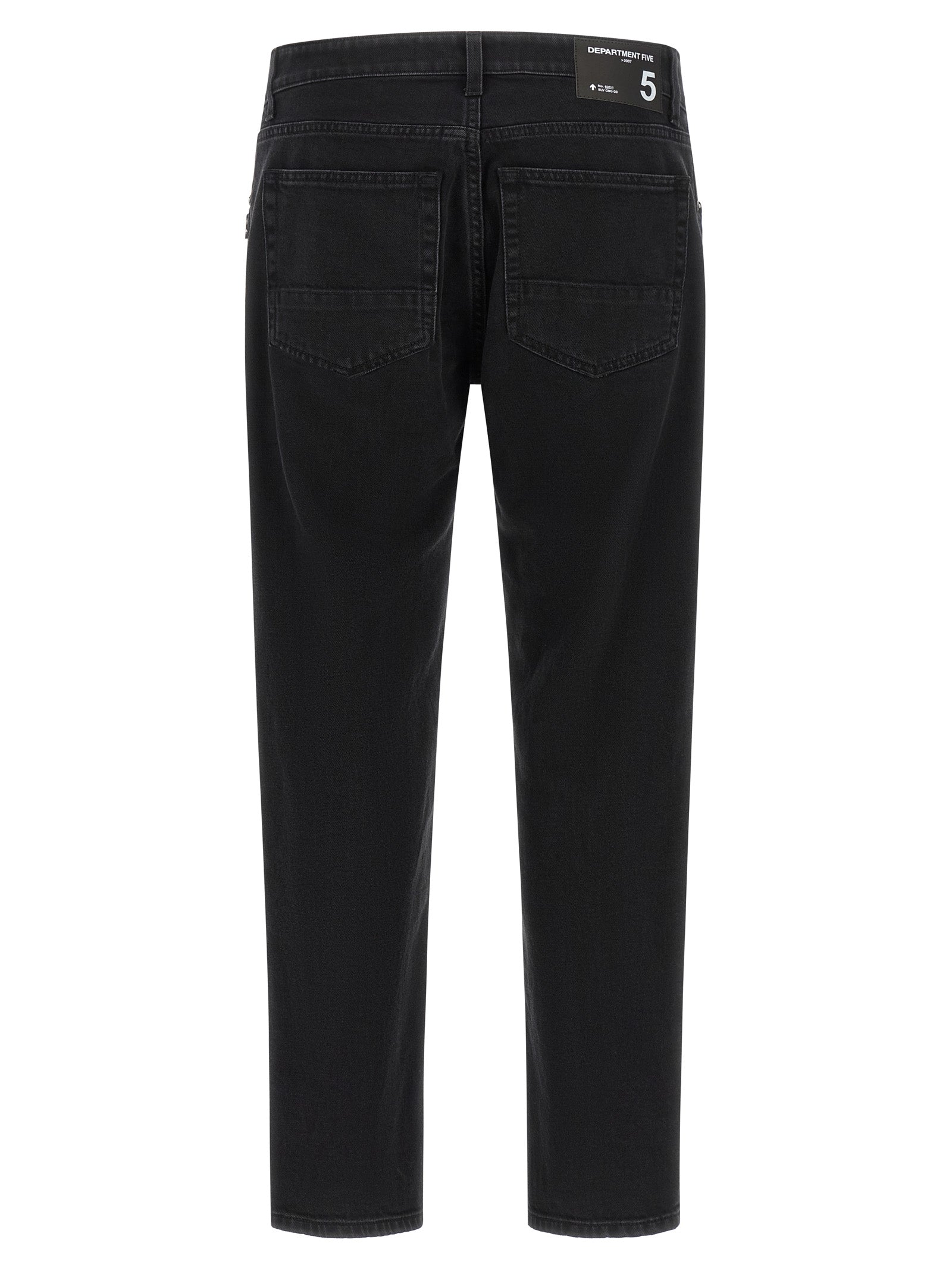 Department 5 Schwarze Cropped Jeans aus Baumwolle