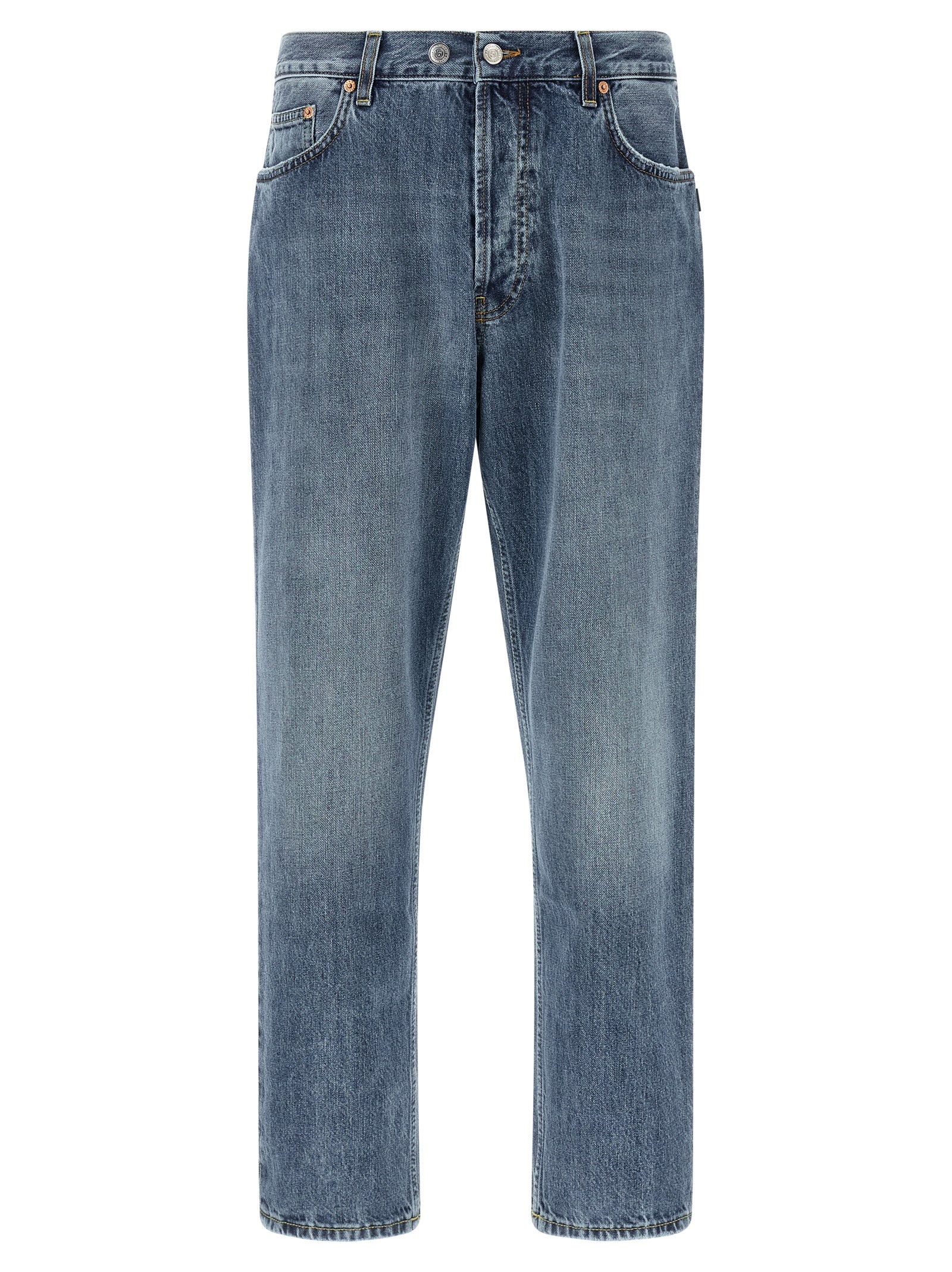 Department 5 Blaue Jeans aus Baumwolle, Tapered Fit