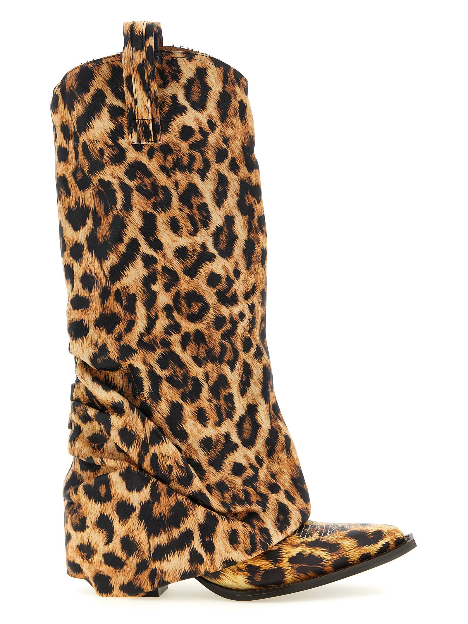 R13 Braune Chelsea Boots aus Rindsleder