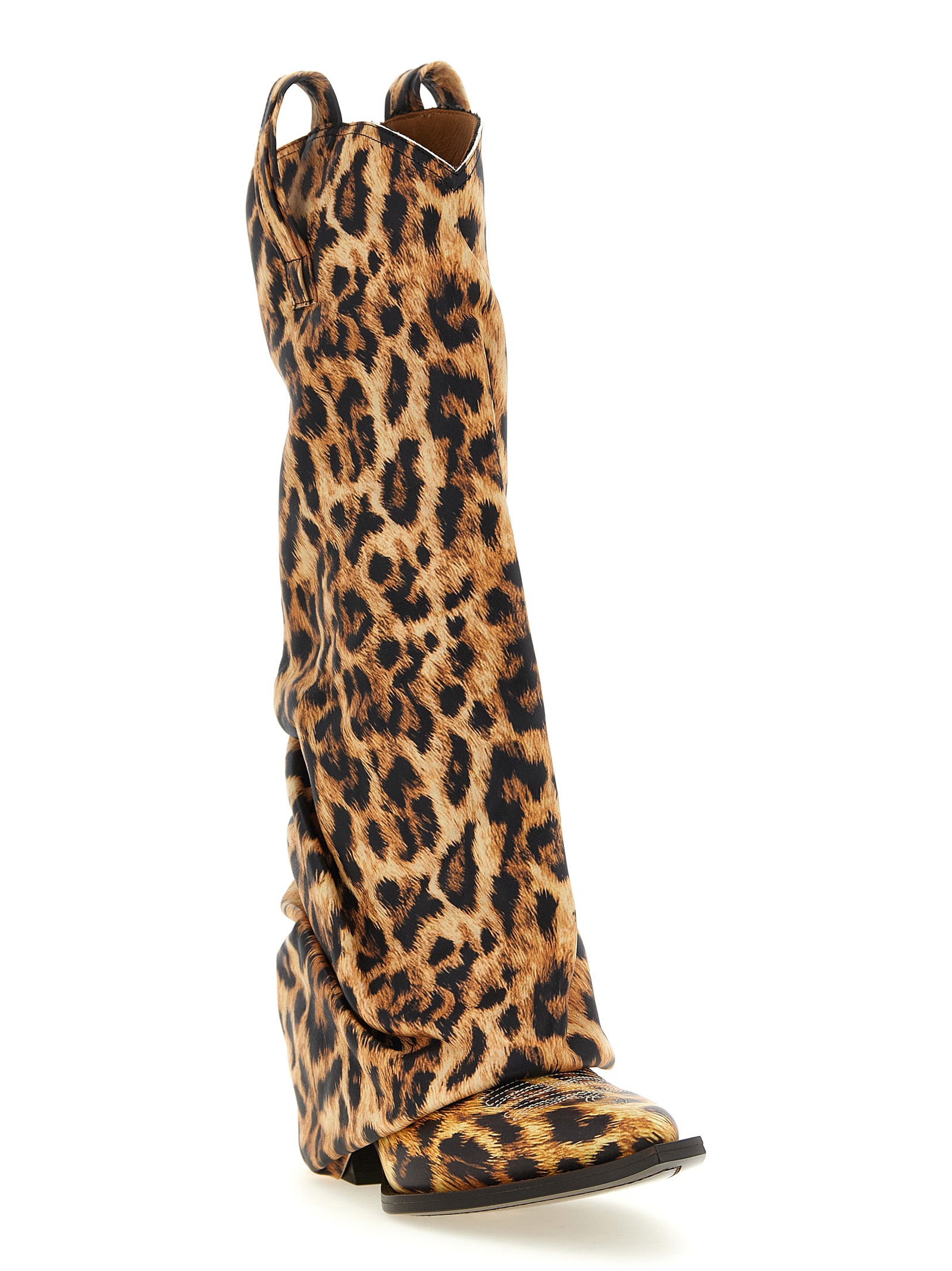 R13 Braune Chelsea Boots aus Rindsleder