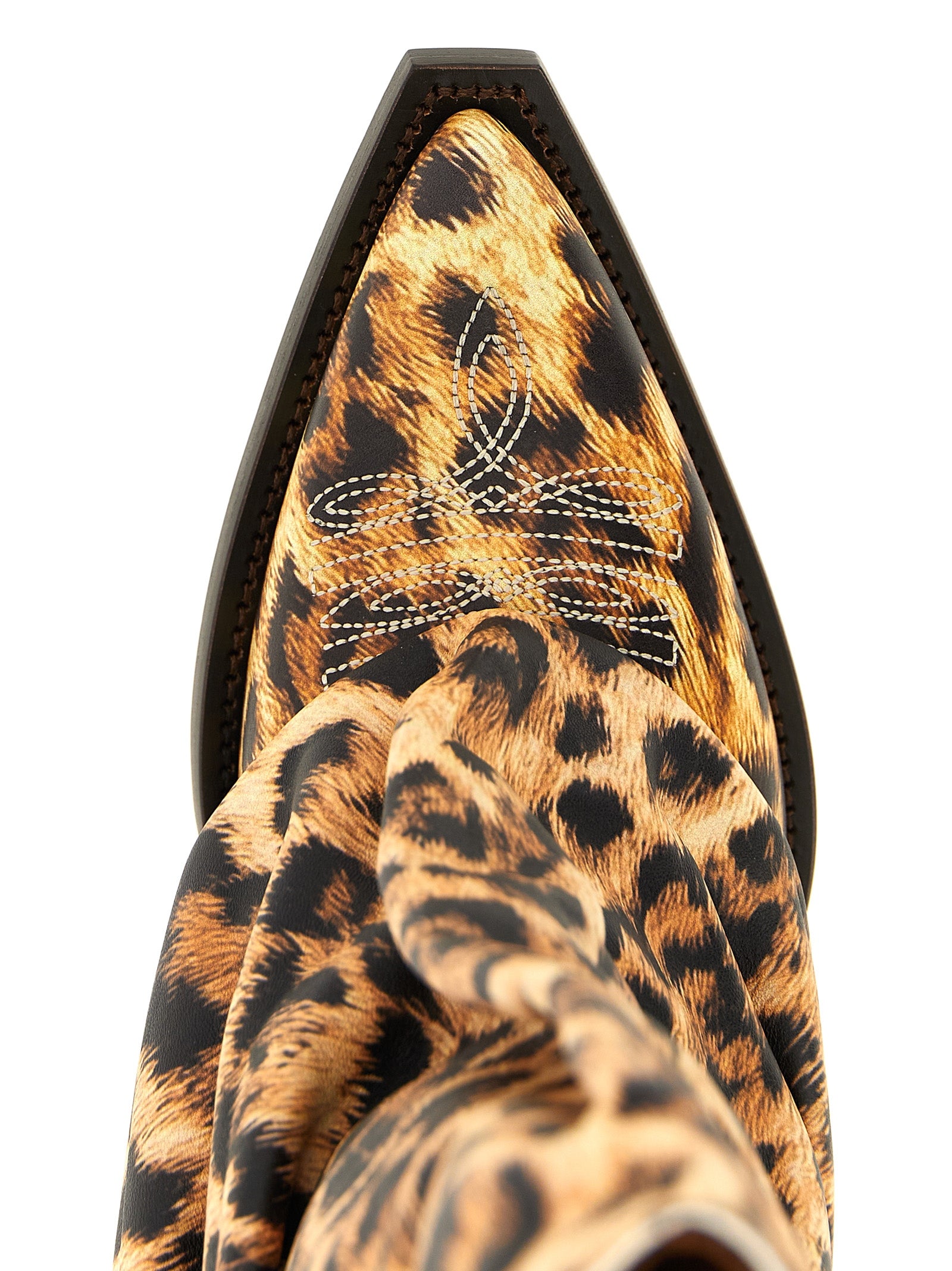 R13 Braune Chelsea Boots aus Rindsleder