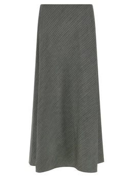 Alberta Ferretti Grauer Minirock aus Viskose