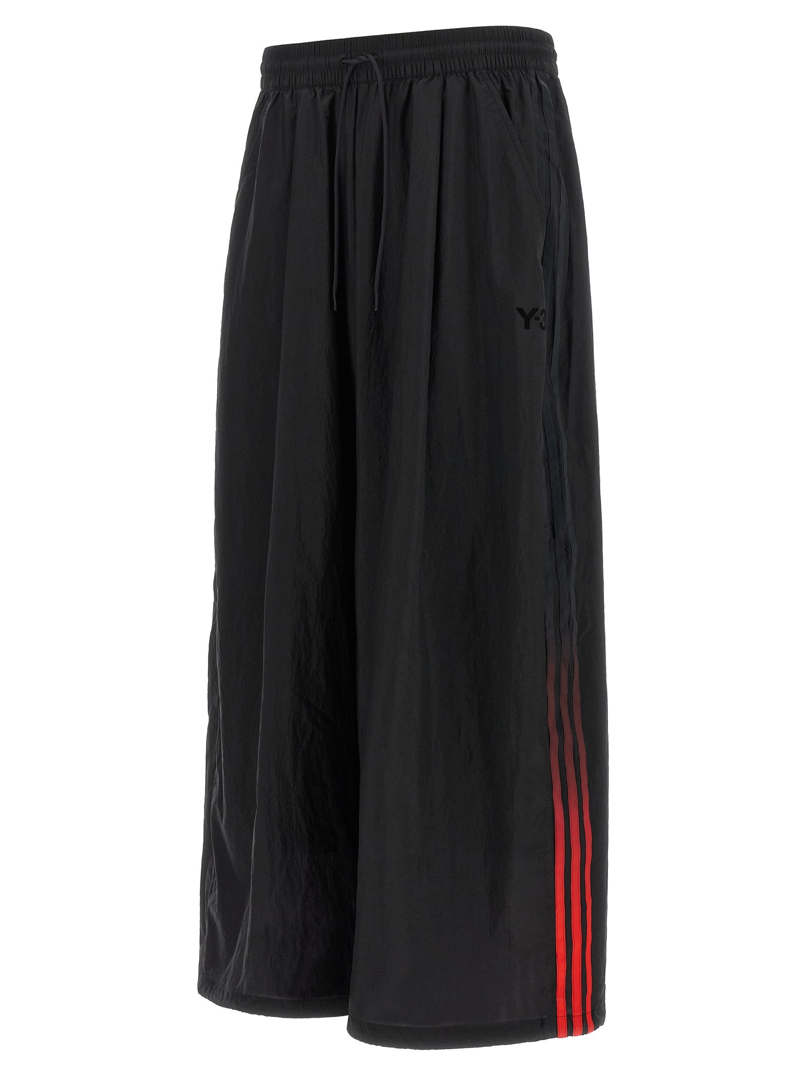 Y-3 Schwarze Polyamid-Sporthose