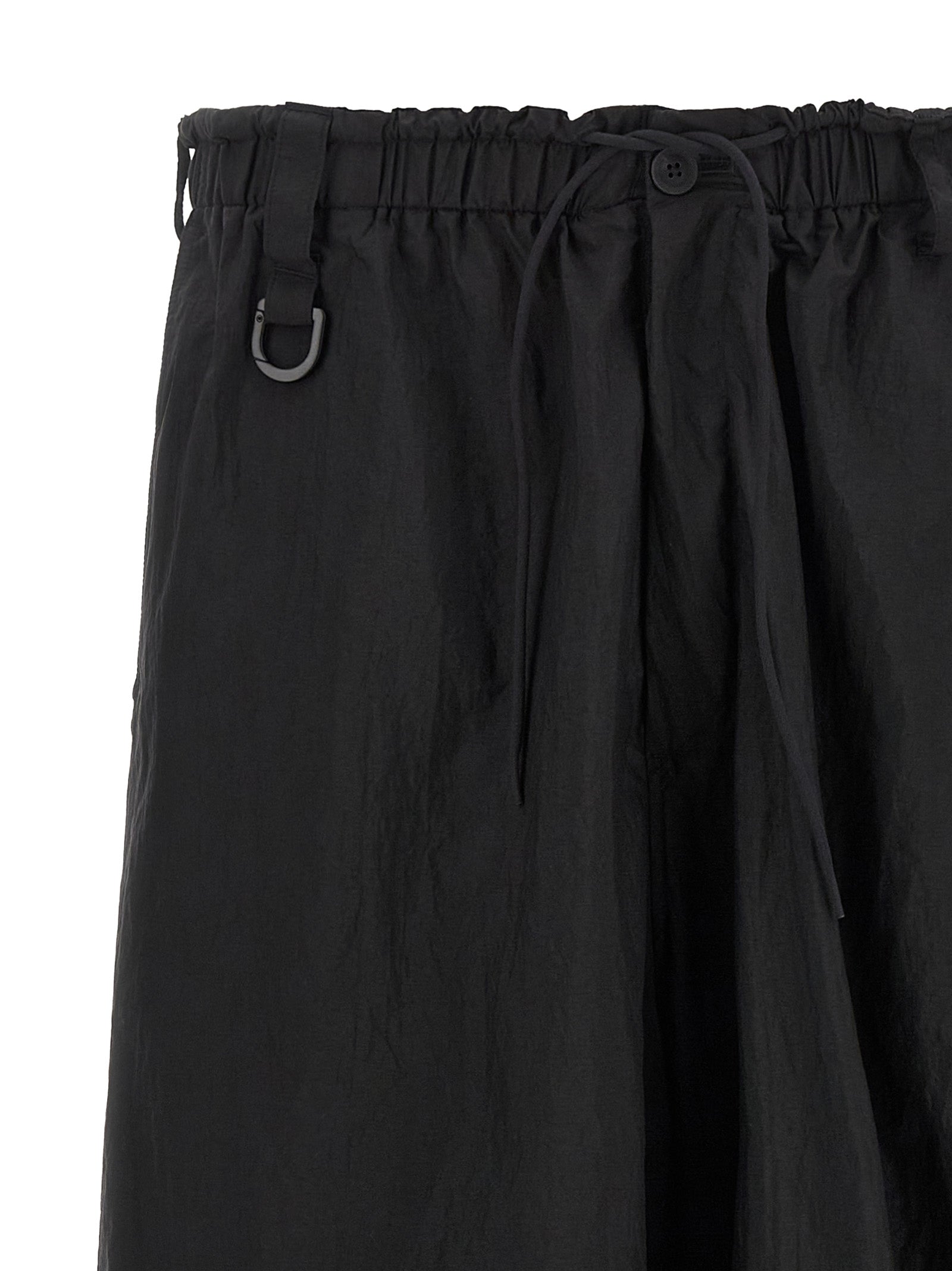 Y-3 Schwarze Cargohose aus Nylon