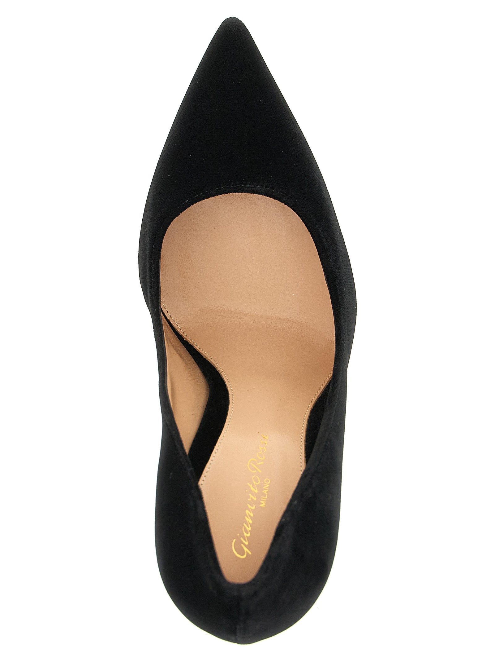 Gianvito Rossi Schwarze Pumps aus Textil mit hohen Absätzen