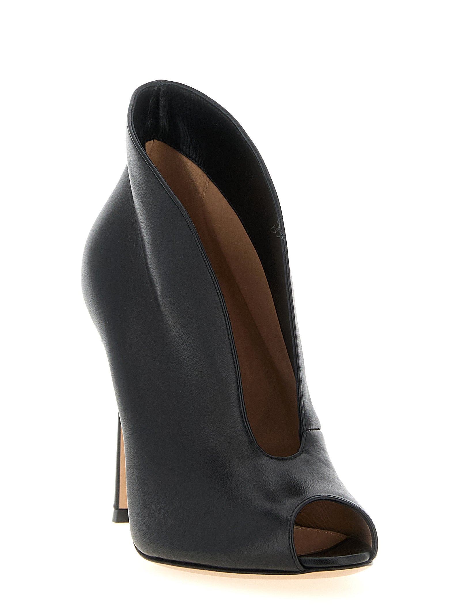Gianvito Rossi Schwarze Stiefeletten aus Lammleder