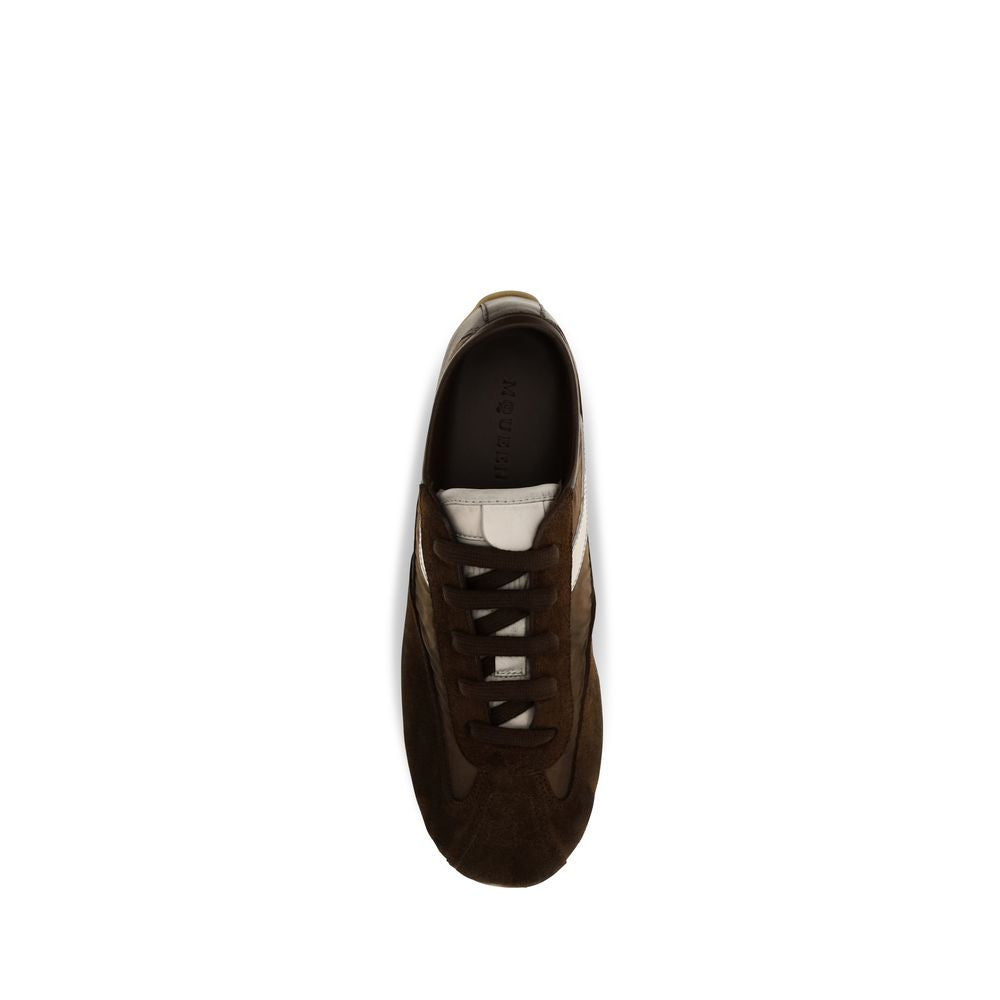 Alexander McQueen Braune Wildleder-Sneaker