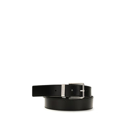 Givenchy Schwarzer Kalbsleder Bos Taurus Regular Gürtel