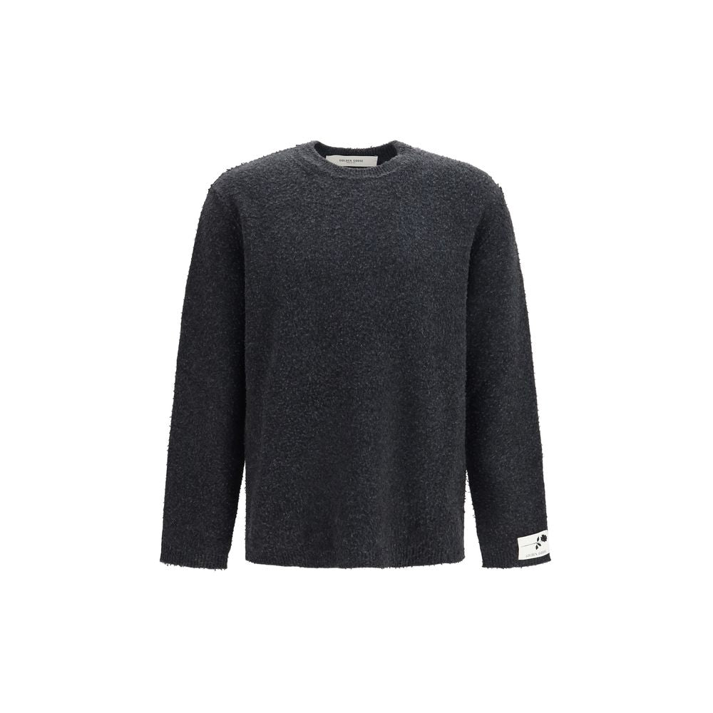 Golden Goose Grauer Oves Aries Wollpullover