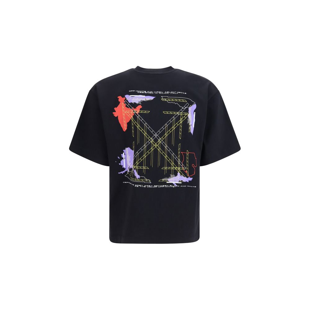 Off-White Schwarzer Baumwoll-Sportswear-Artikel