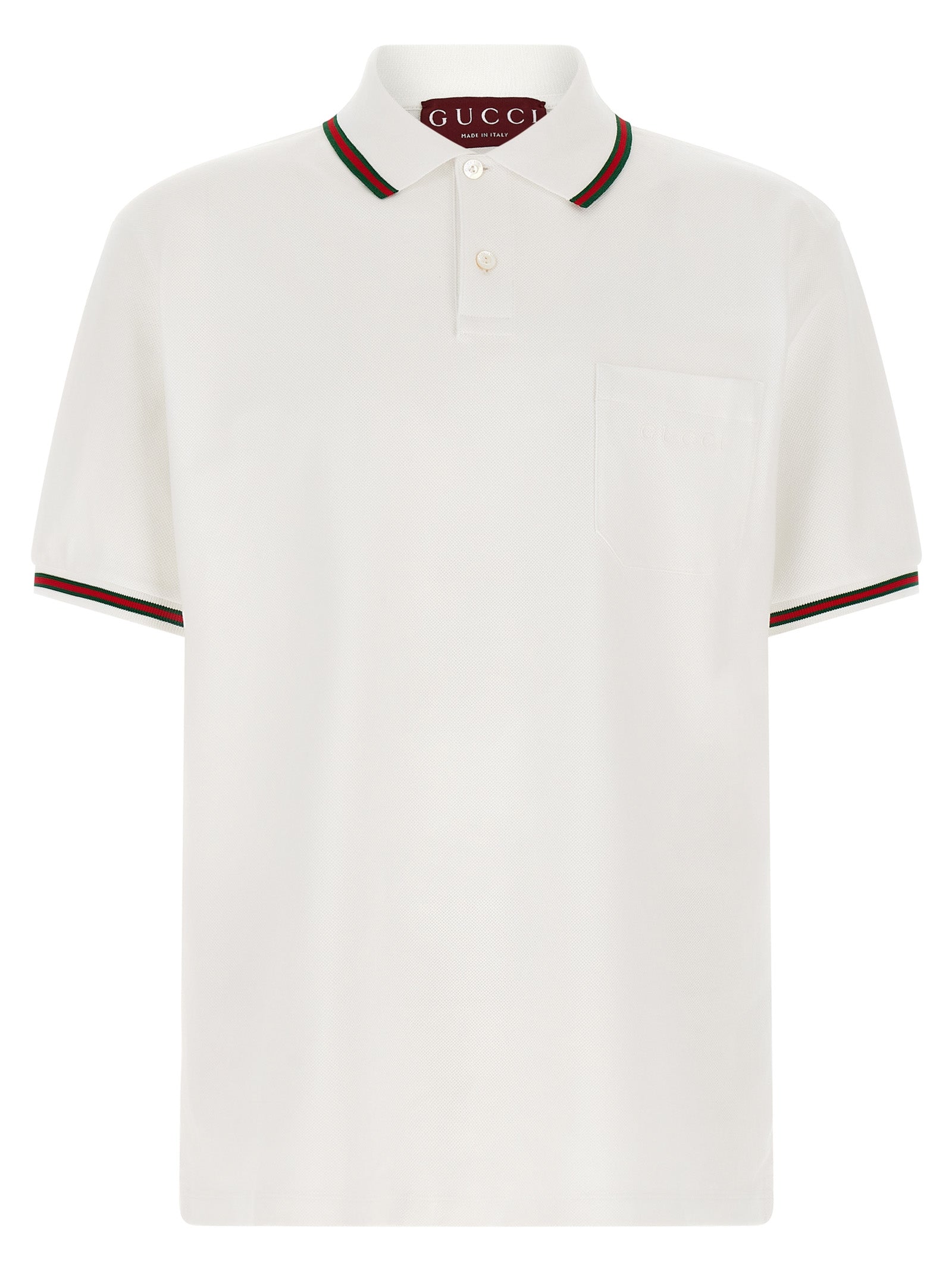 Gucci Weißes Poloshirt aus Baumwolle