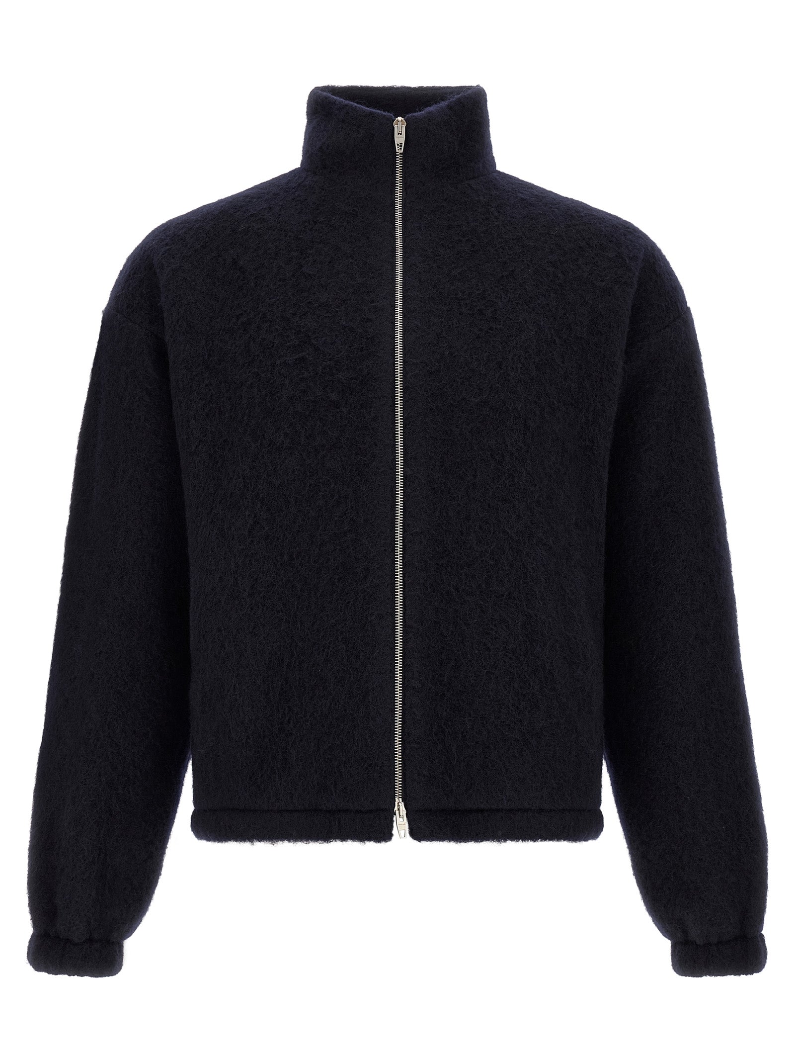 Jil Sander Blauer Wollpullover