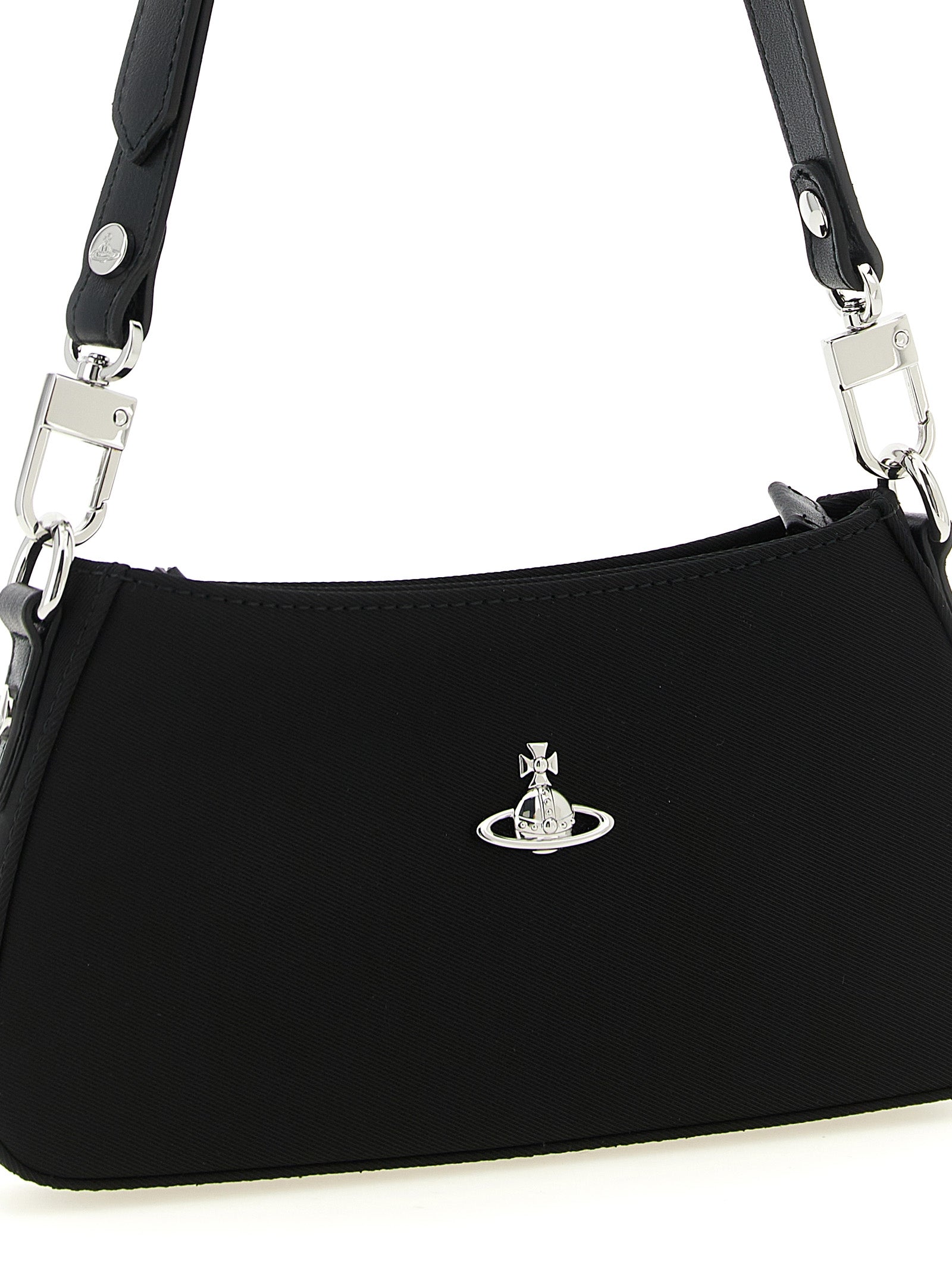 Vivienne Westwood Schwarze Schultertasche aus Polyester