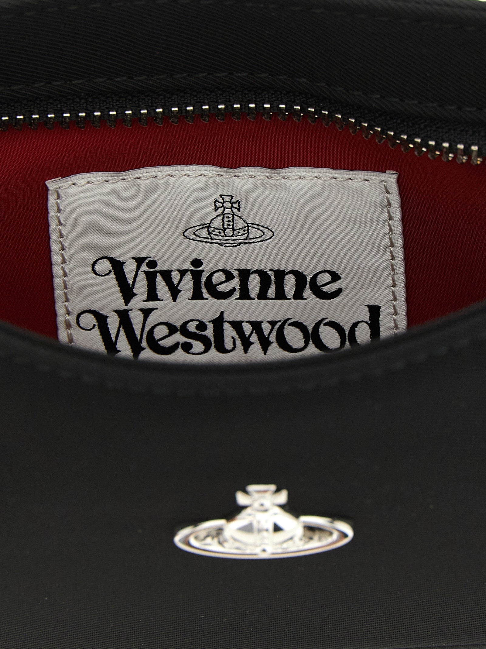 Vivienne Westwood Schwarze Schultertasche aus Polyester
