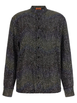 Missoni Mehrfarbige Strickjacke aus Polyamid