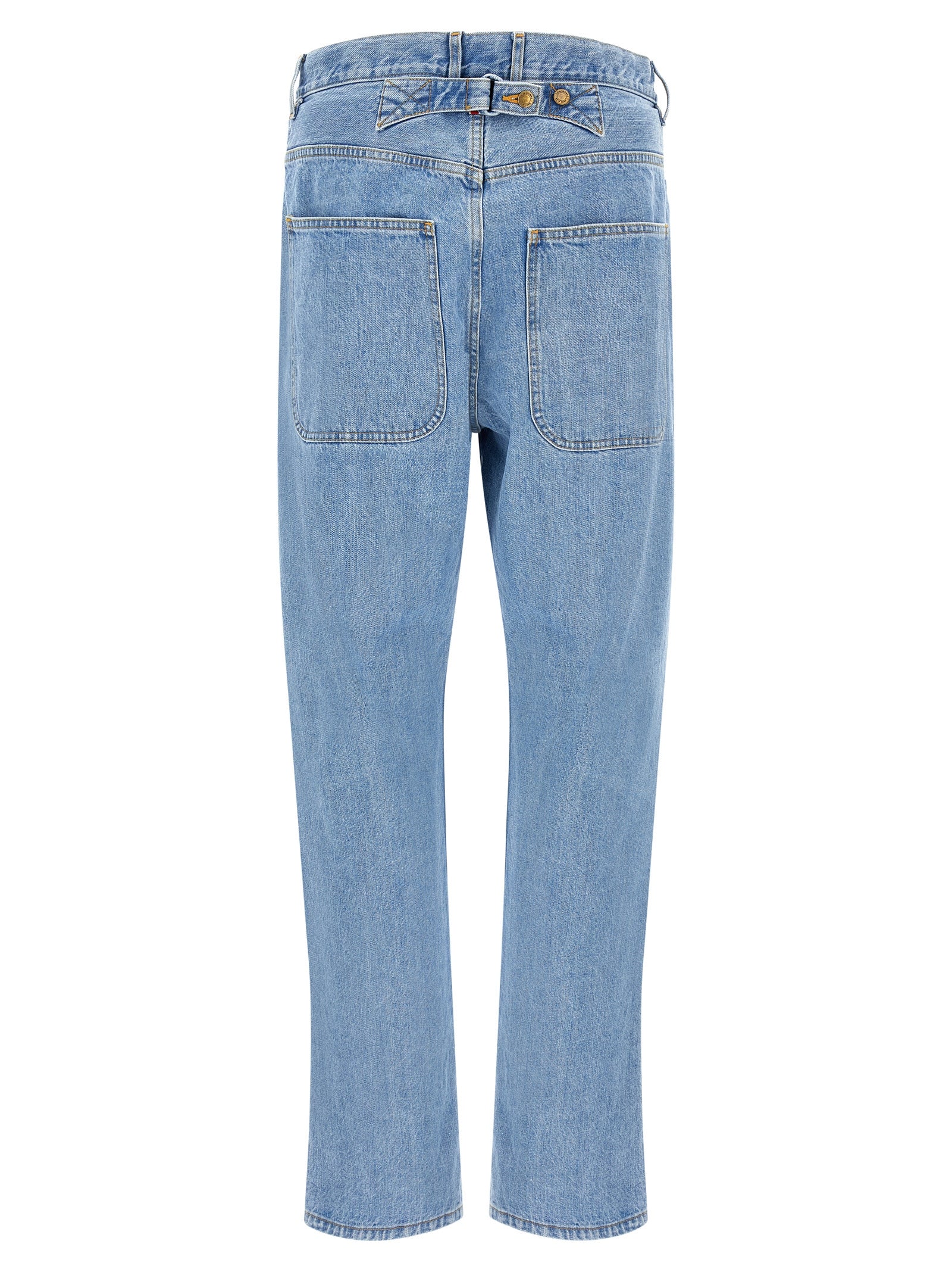 Thom Browne Blaue Jeans aus Baumwolle im geraden Schnitt