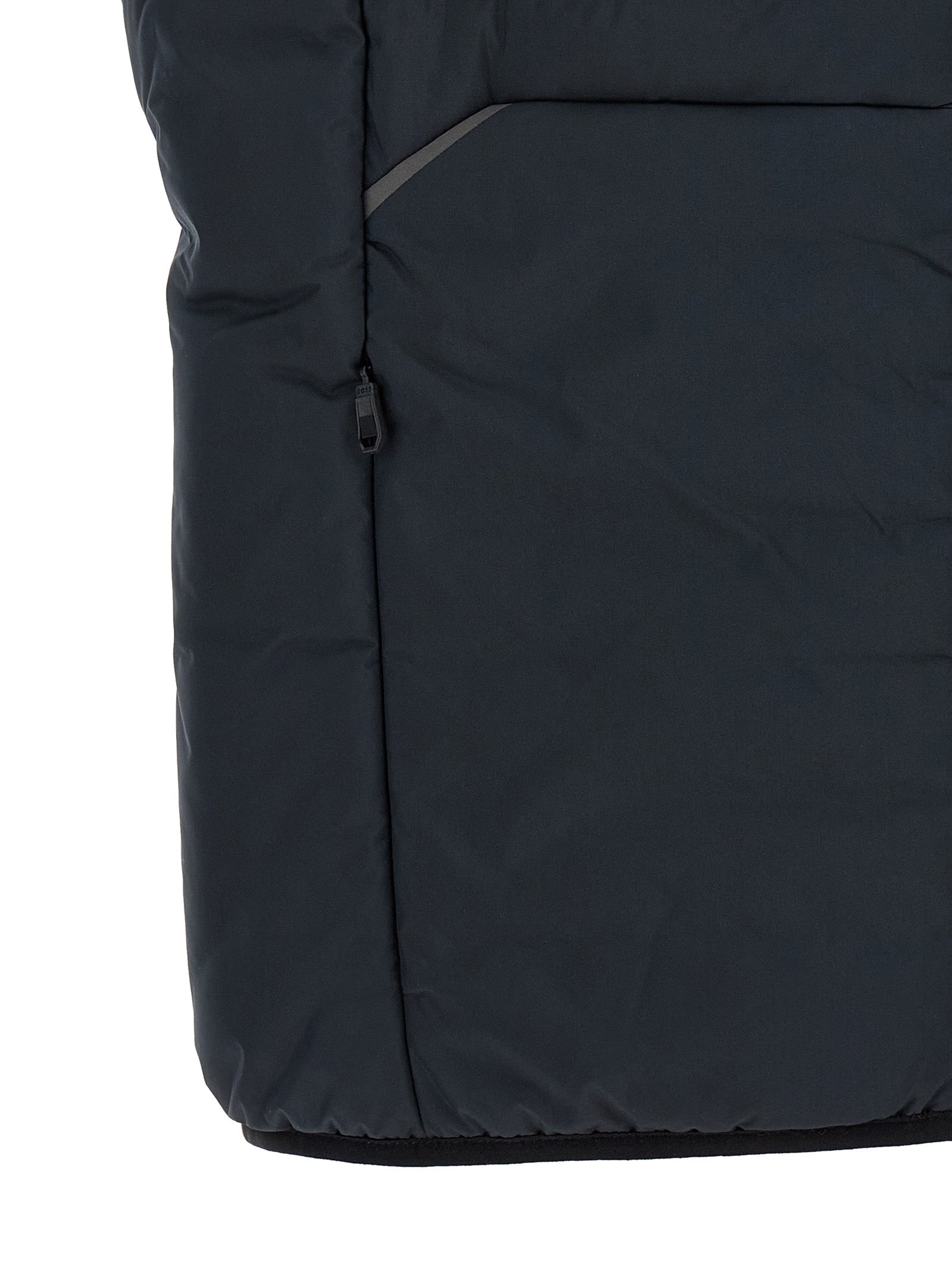Hugo Boss Ärmellose blaue Jacke aus Polyester