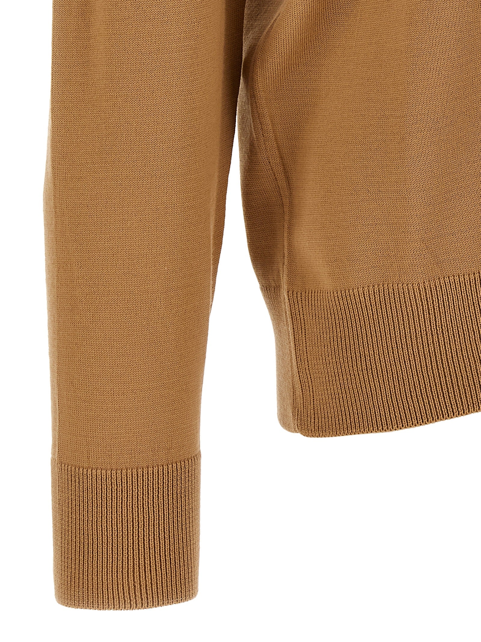 Hugo Boss Brauner Cardigan aus reiner Schurwolle