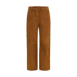 Magda Butrym Braune Lammlederhose