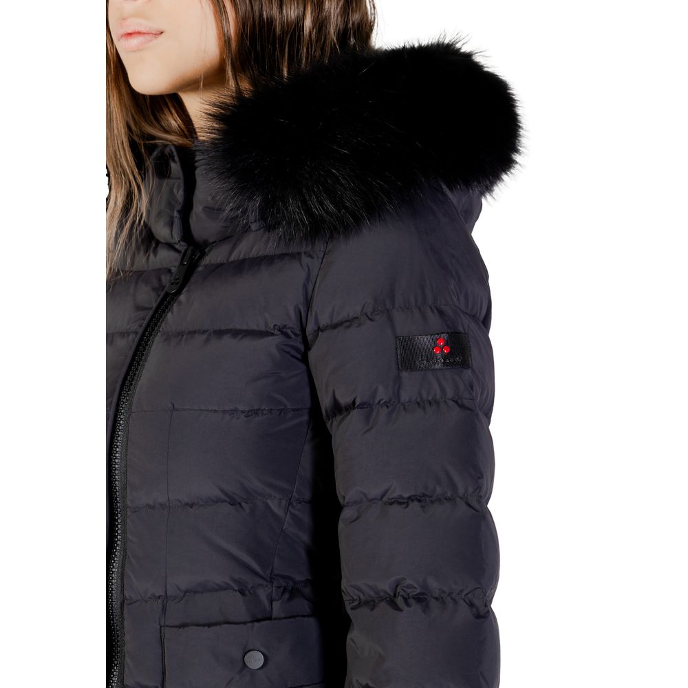 Peuterey Schwarzer Parka aus Polyamid