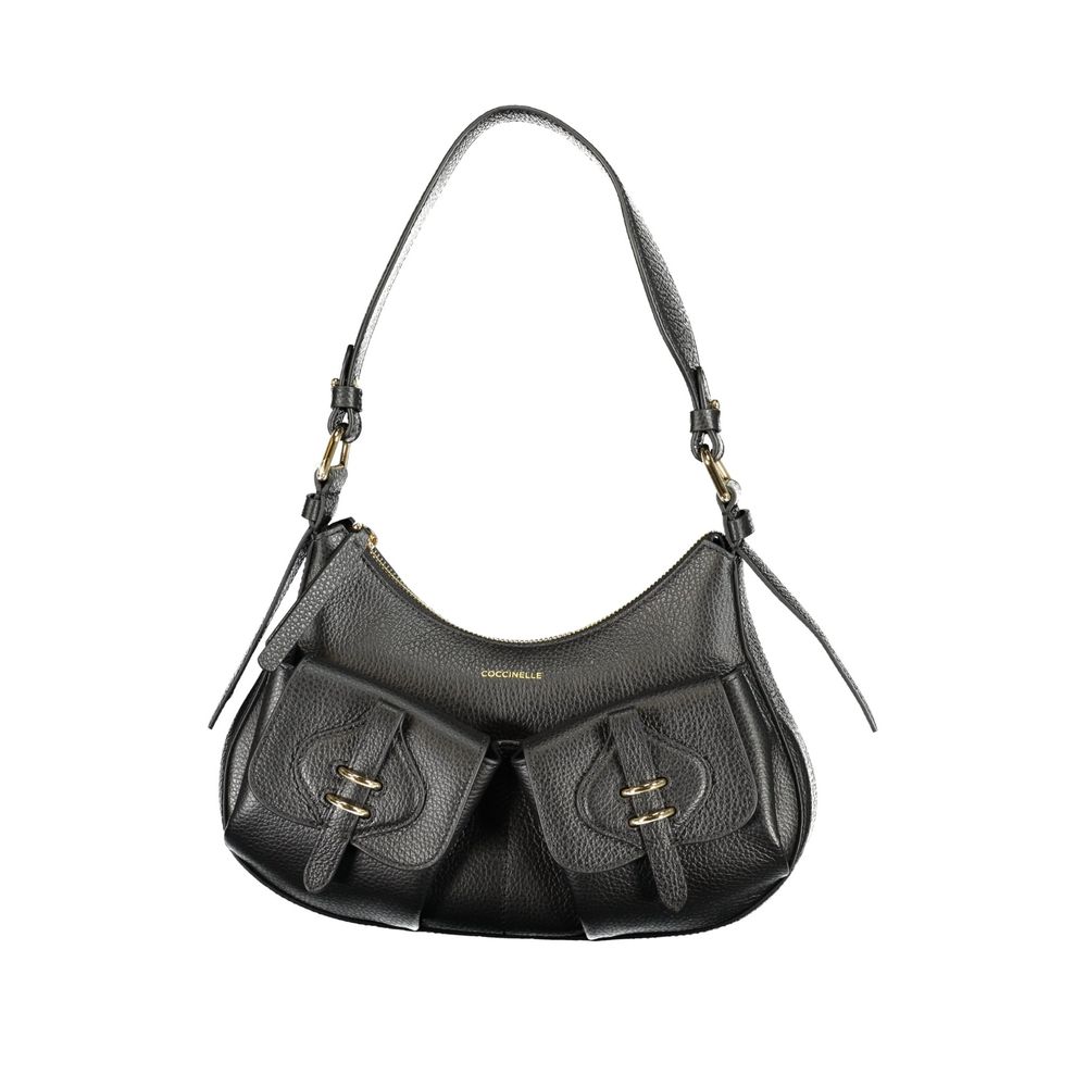 Coccinelle Schwarze Lederhandtasche