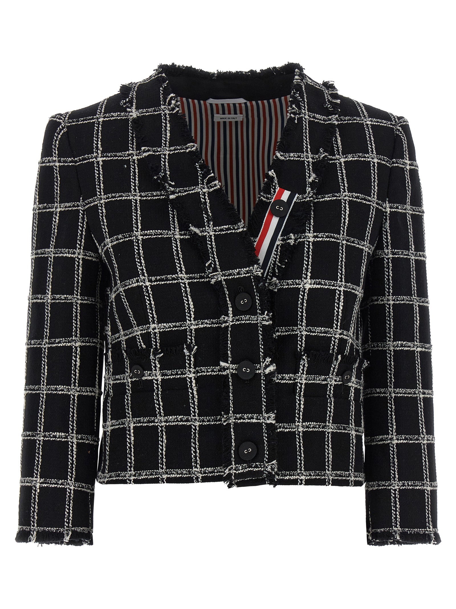 Thom Browne Lila Baumwollblazer