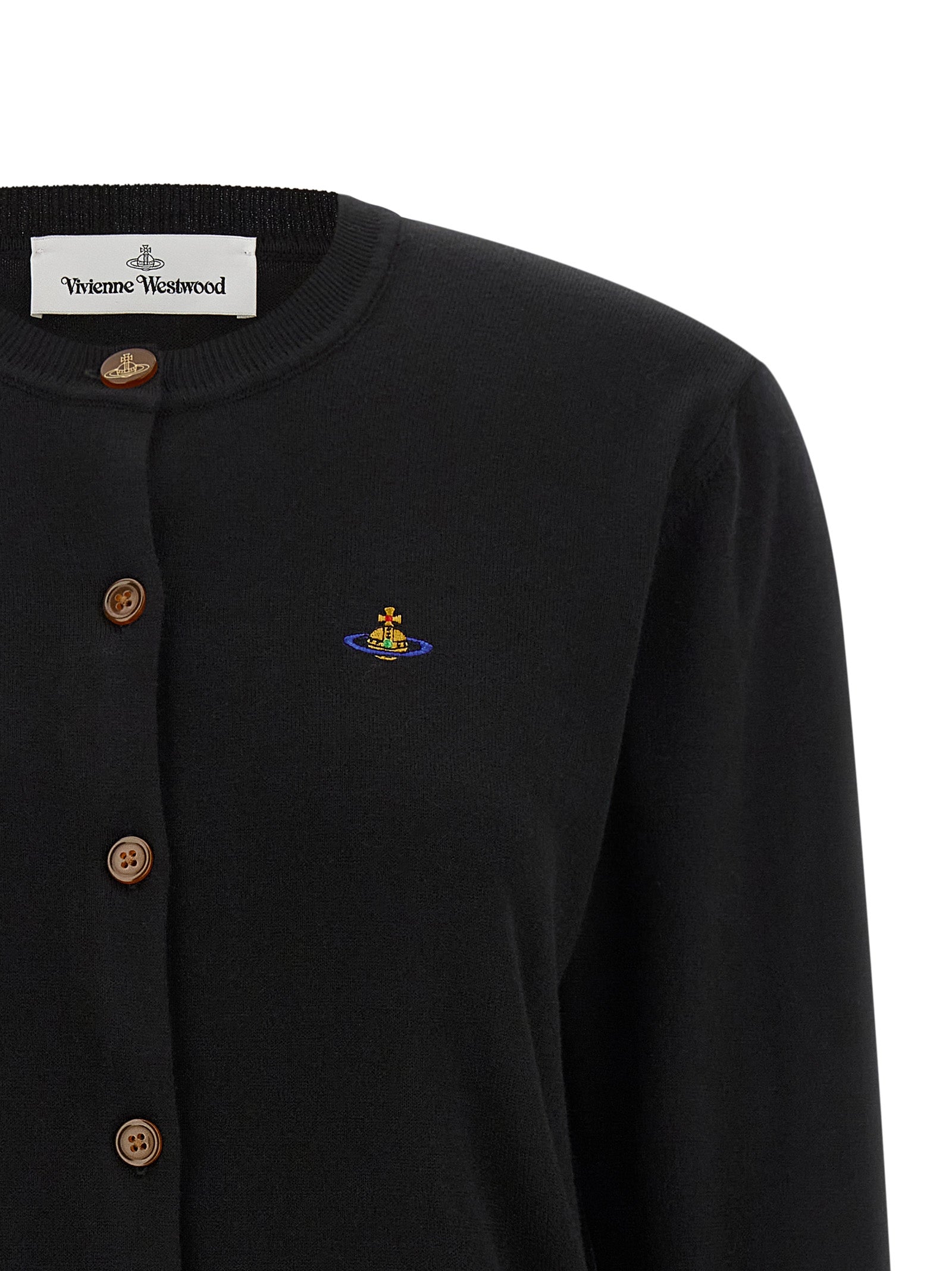 Vivienne Westwood Schwarzer Baumwollcardigan