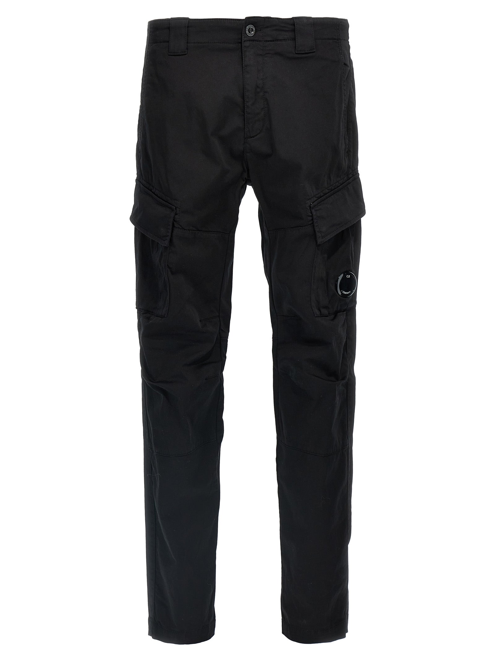 C.P. Company Schwarze Cargo-Hose aus Baumwolle