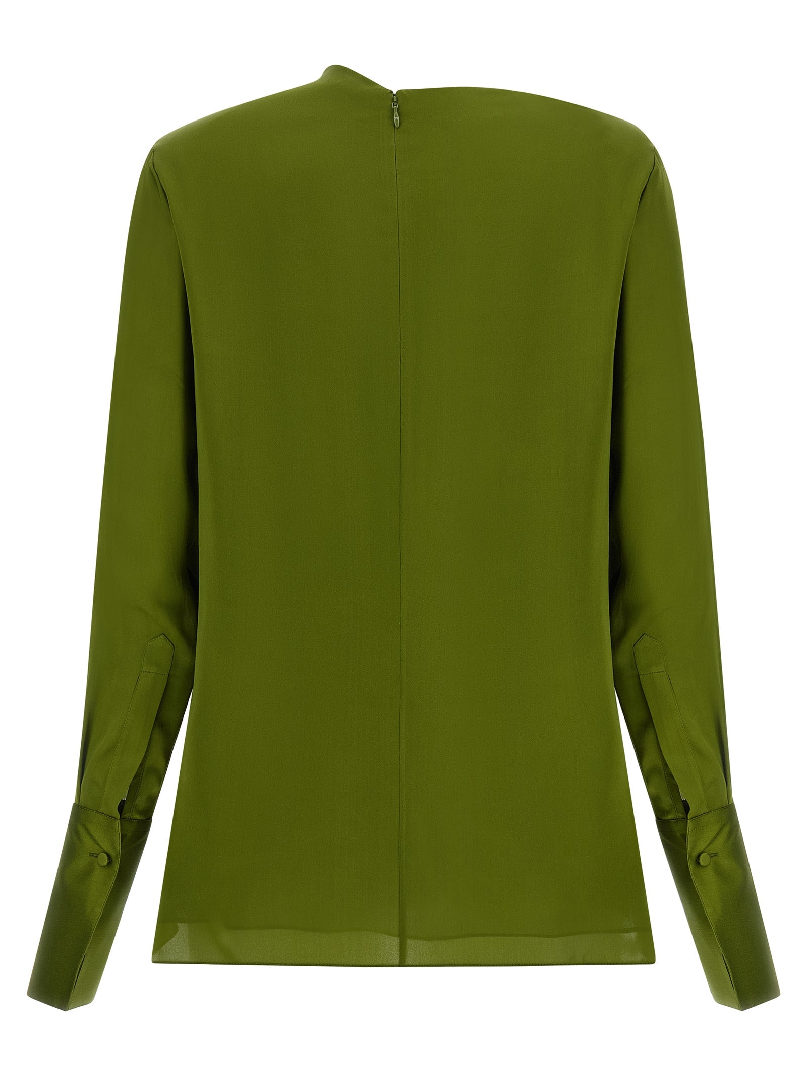 Tom Ford Zweifarbige Seidenbluse