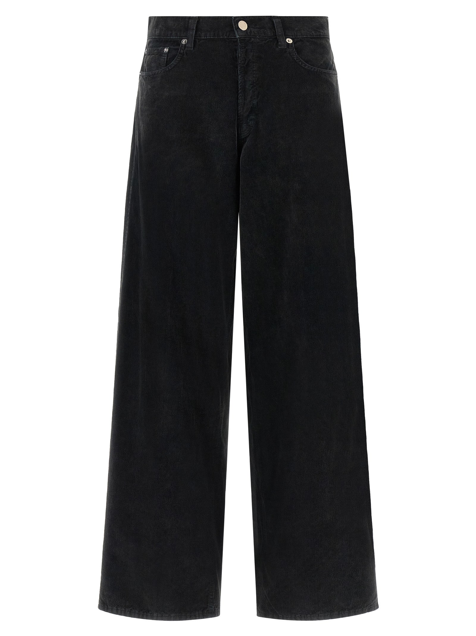 Haikure Schwarze Baumwoll-Schlagjeans
