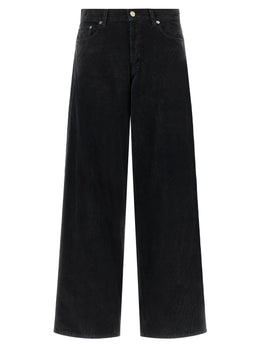 Haikure Schwarze Baumwoll-Schlagjeans