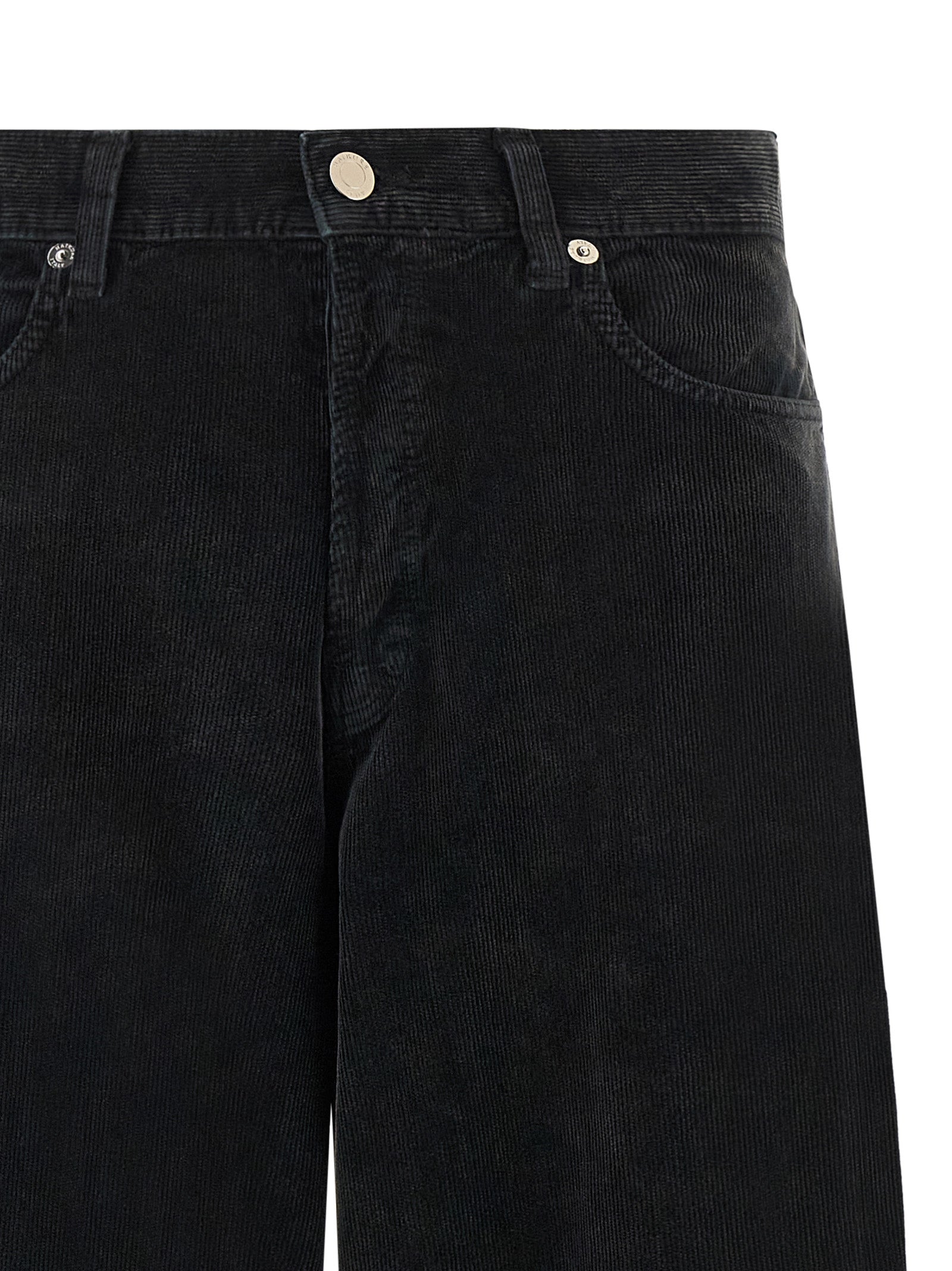 Haikure Schwarze Baumwoll-Schlagjeans