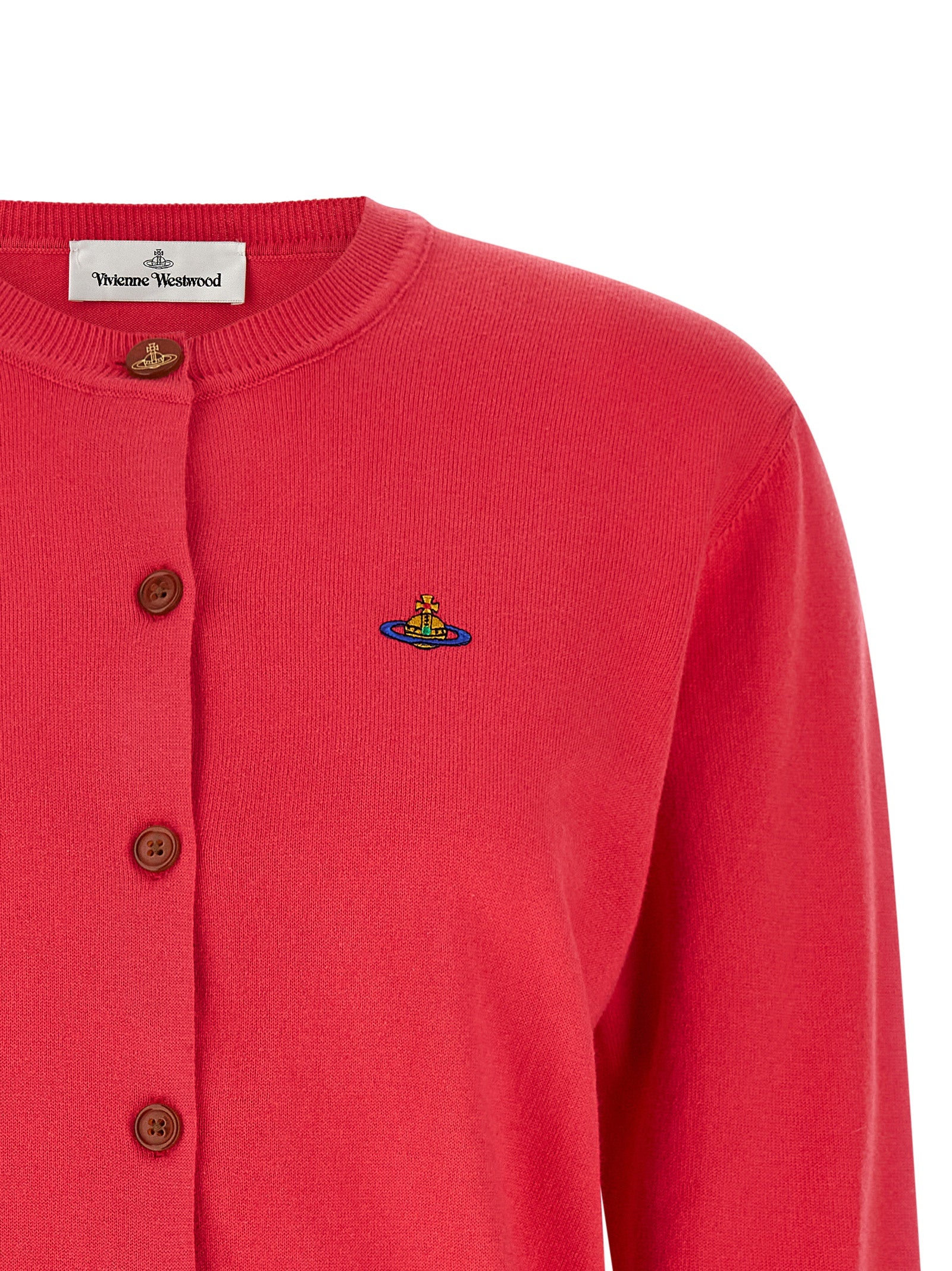 Vivienne Westwood Mehrfarbige Baumwollstrickjacke