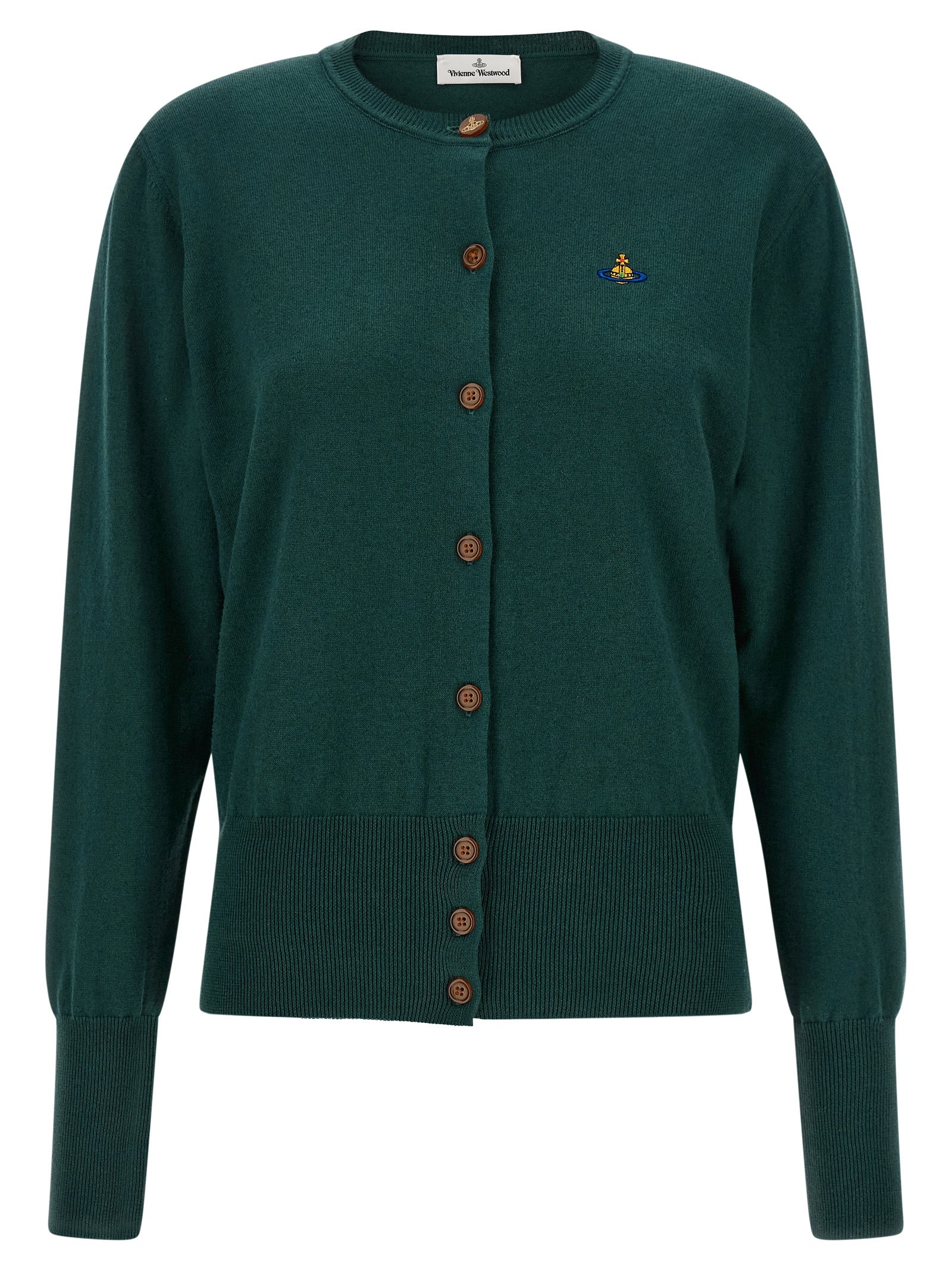 Vivienne Westwood Baumwoll-Cardigan in Zweifarbenoptik