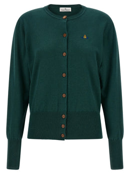 Vivienne Westwood Baumwoll-Cardigan in Zweifarbenoptik