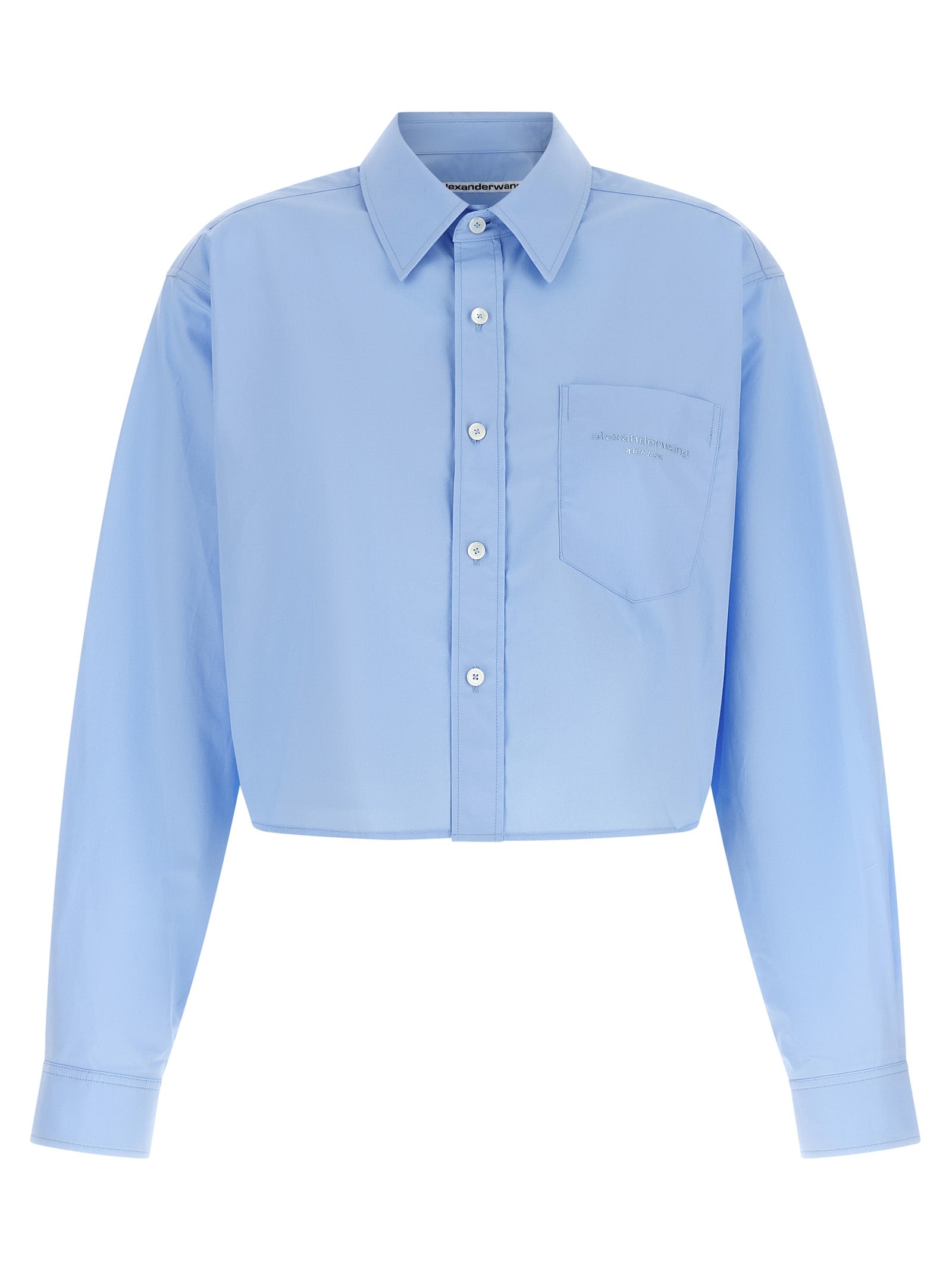 Alexander Wang Blaue Baumwollbluse