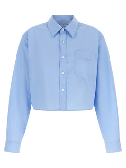 Alexander Wang Blaue Baumwollbluse