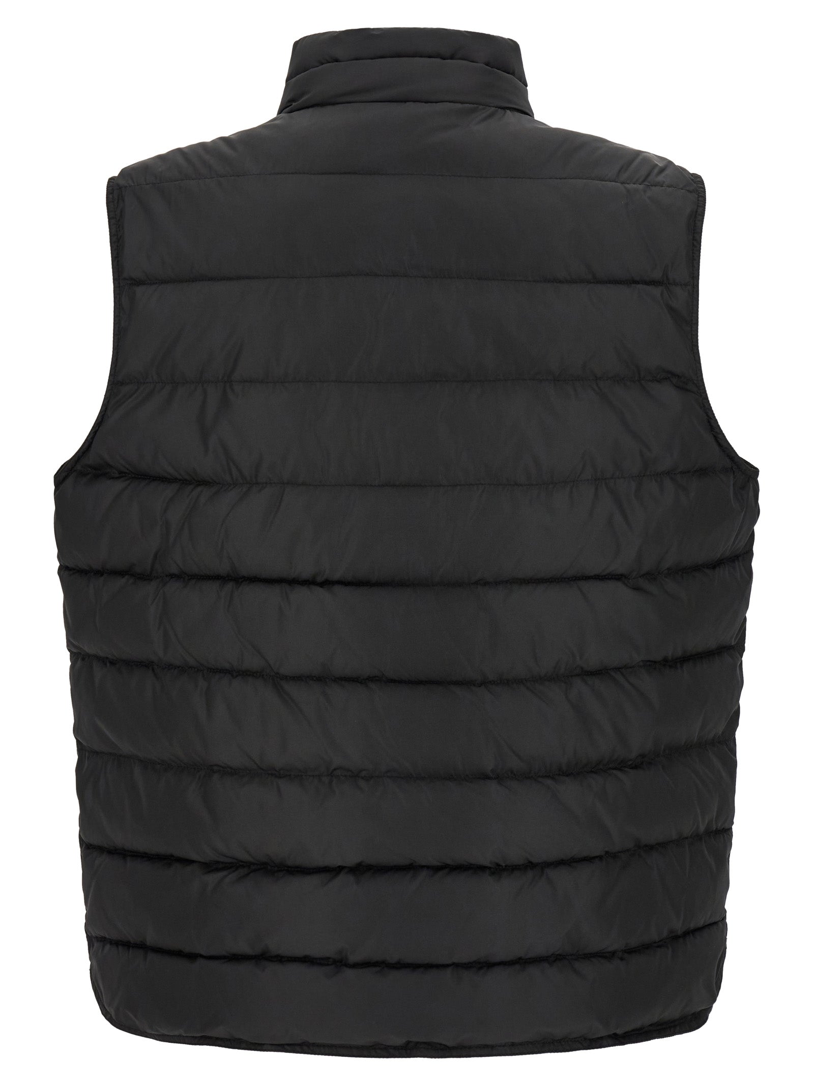 Dolce & Gabbana Schwarze ärmellose Jacke aus Polyester