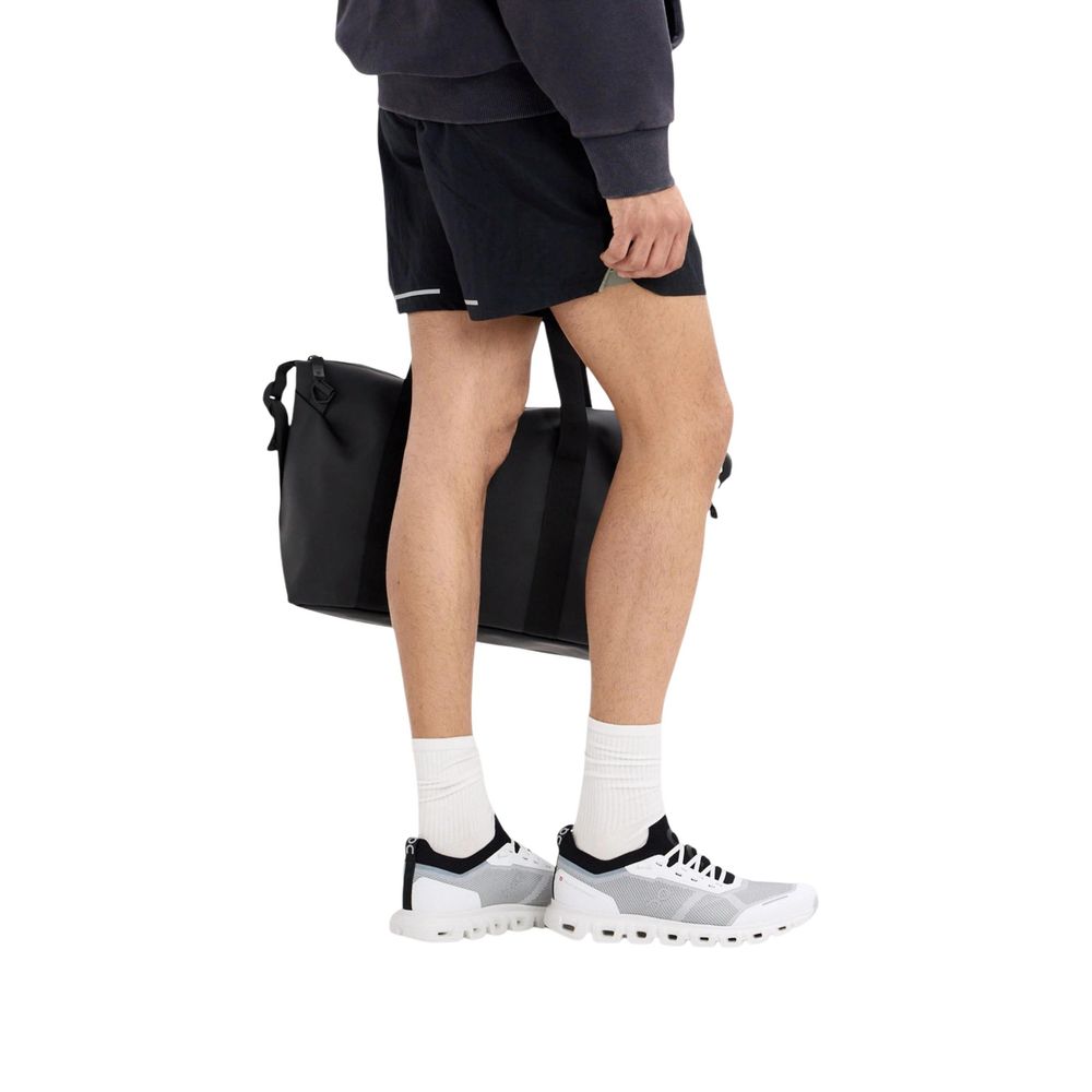 On Running Schwarze und weiße synthetische Sportschuhe
