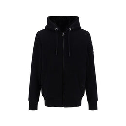 Moose Knuckles Schwarzer Hoodie aus Polyester