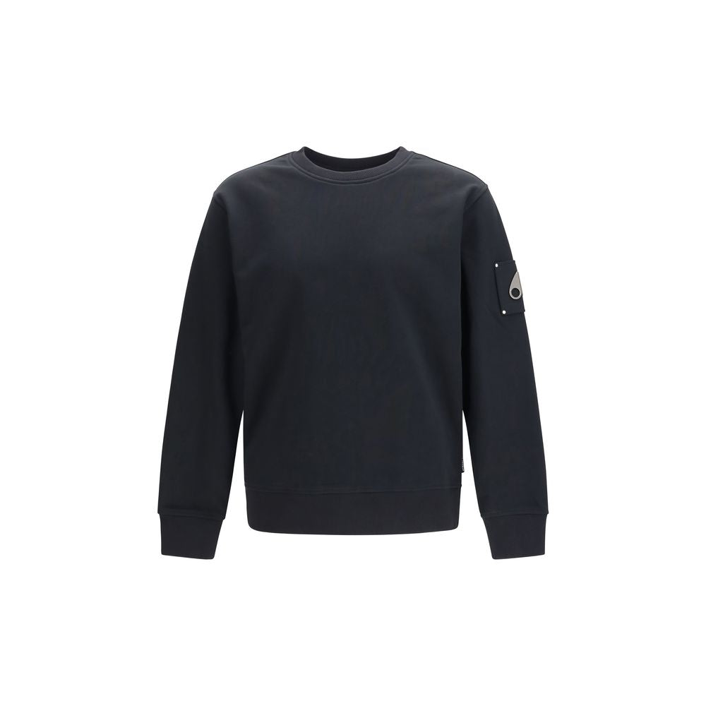 Moose Knuckles Schwarzer Baumwoll-Sweatshirt