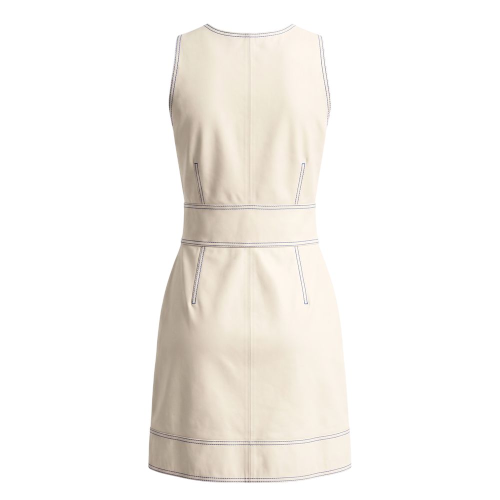 Trussardi Beige Lamm Damenkleid