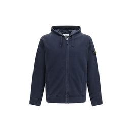 Stone Island Blauer Baumwoll-Sweatshirt