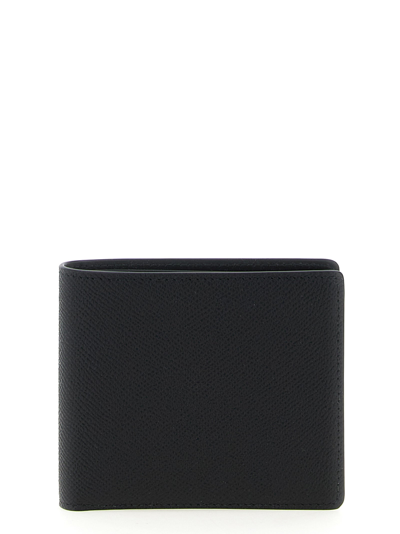 Maison Margiela Schwarzes Leder Portemonnaie