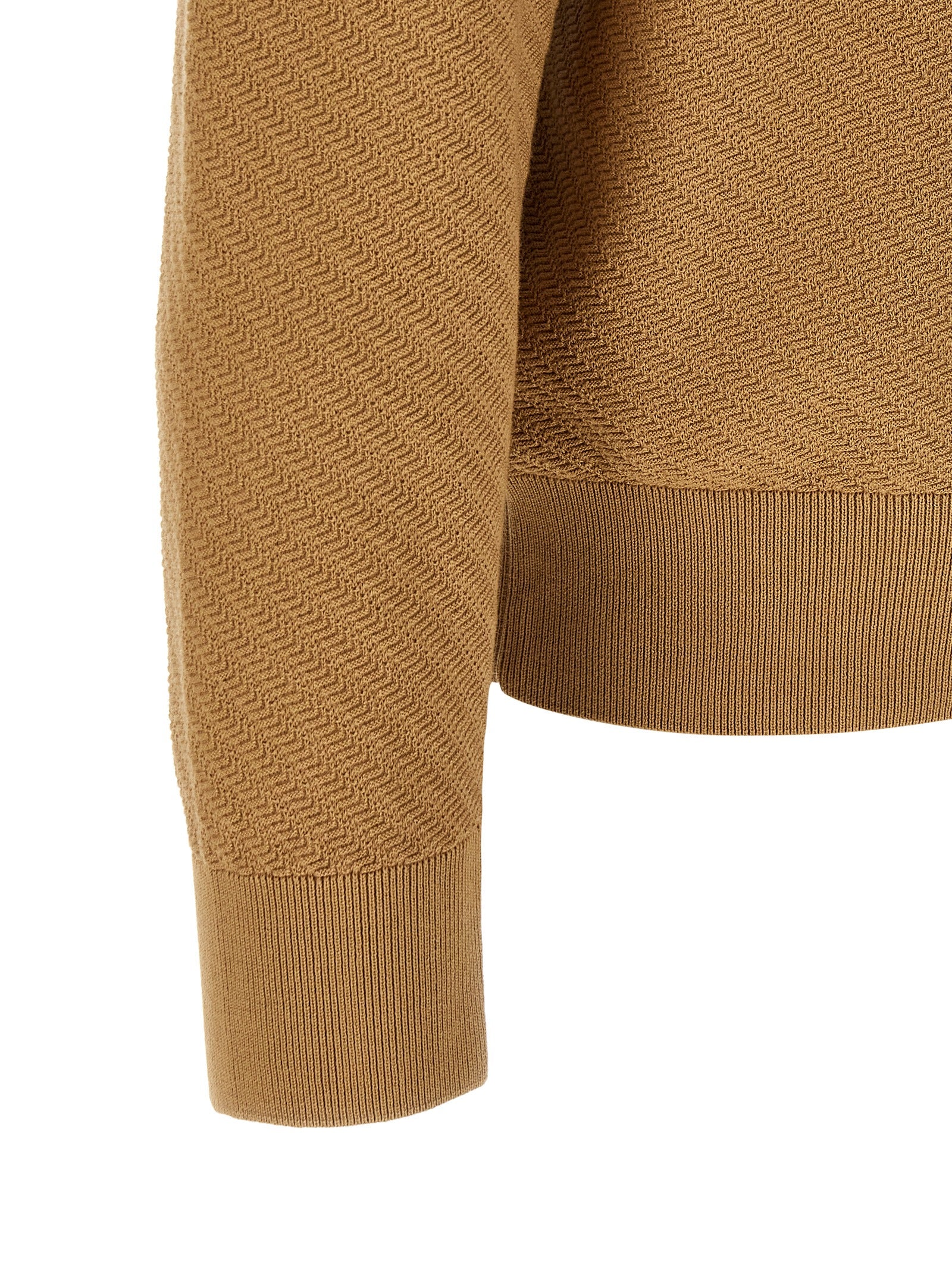 Hugo Boss Braunes Baumwoll-Polohemd