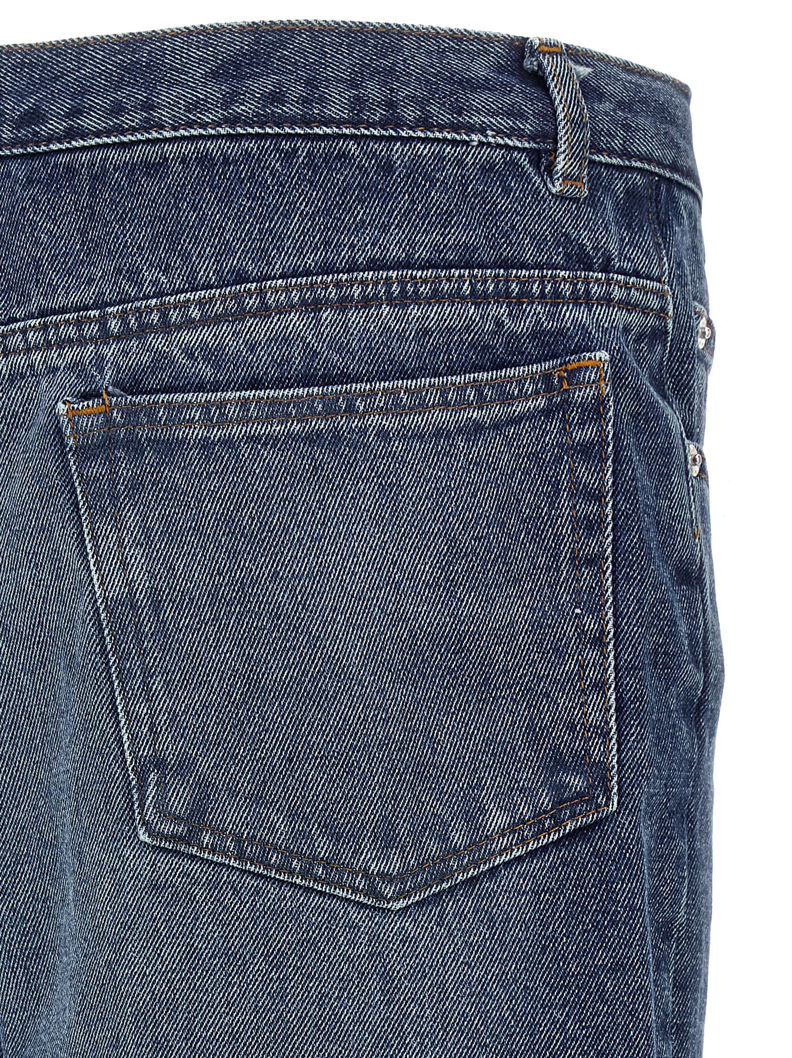 A.P.C. Blaue Jeans aus Baumwolle im geraden Schnitt