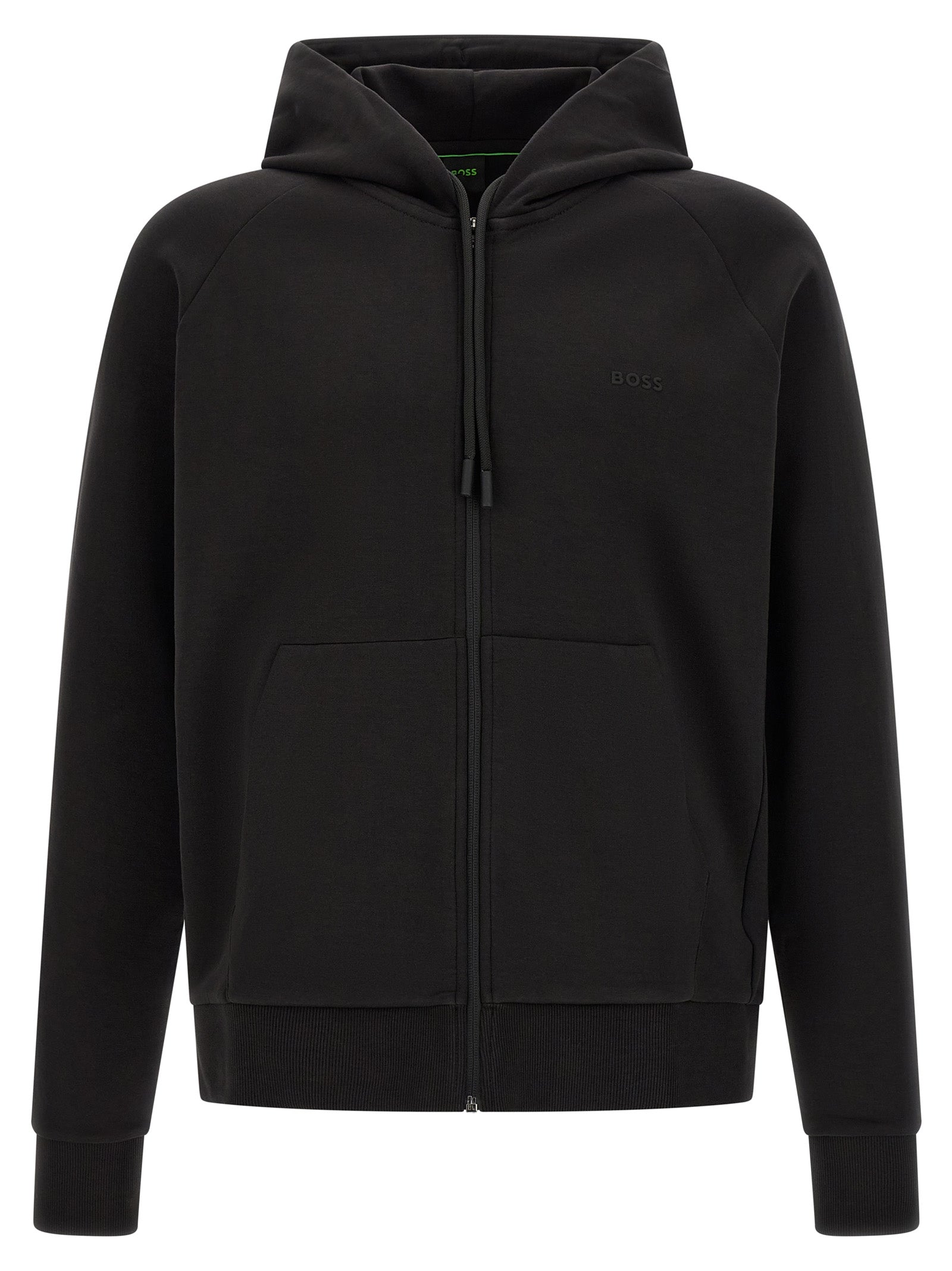 Hugo Boss Schwarzer Baumwoll-Sweatshirt