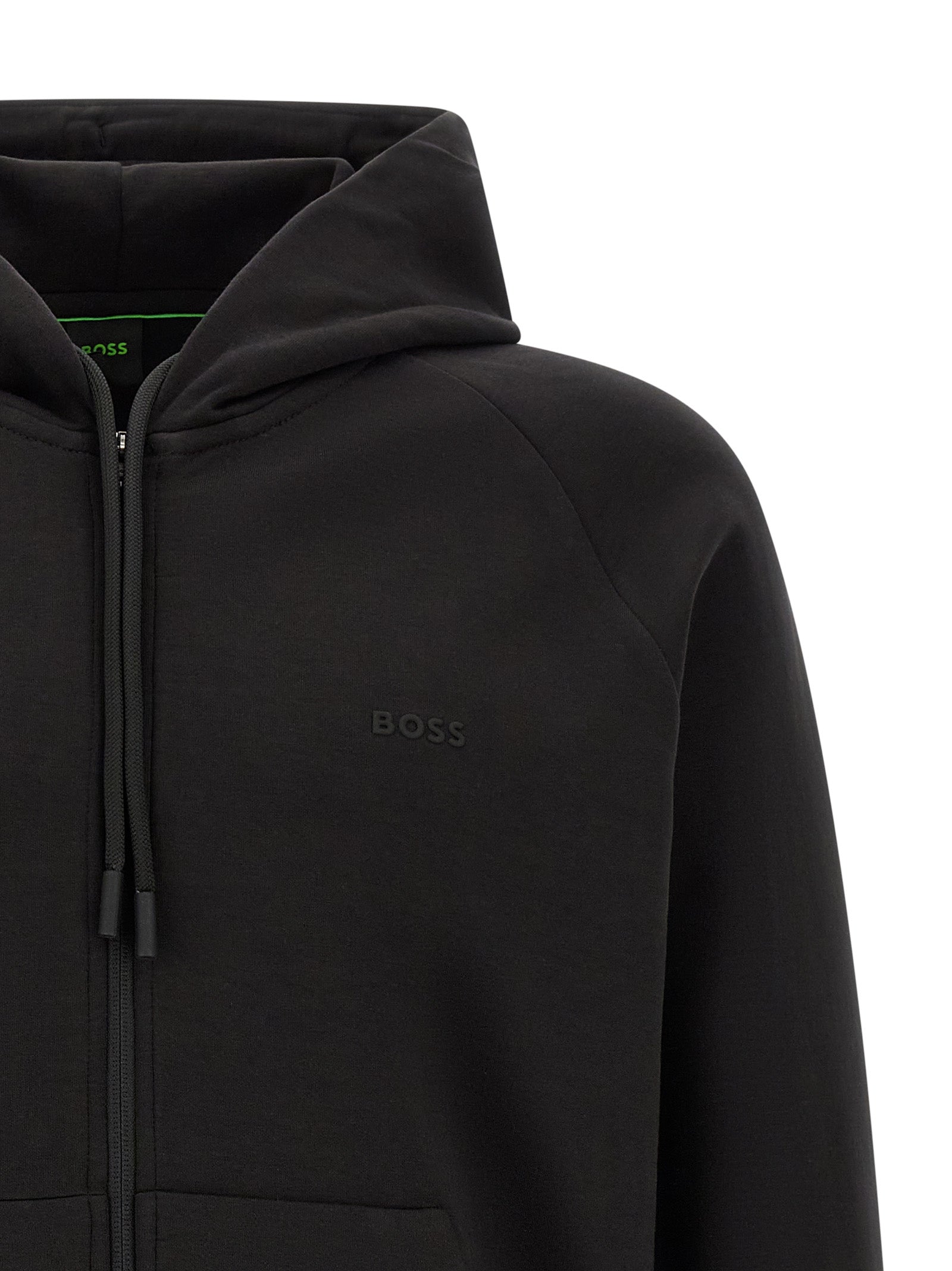 Hugo Boss Schwarzer Baumwoll-Sweatshirt