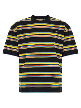 Marni Mehrfarbiges Baumwoll-T-Shirt
