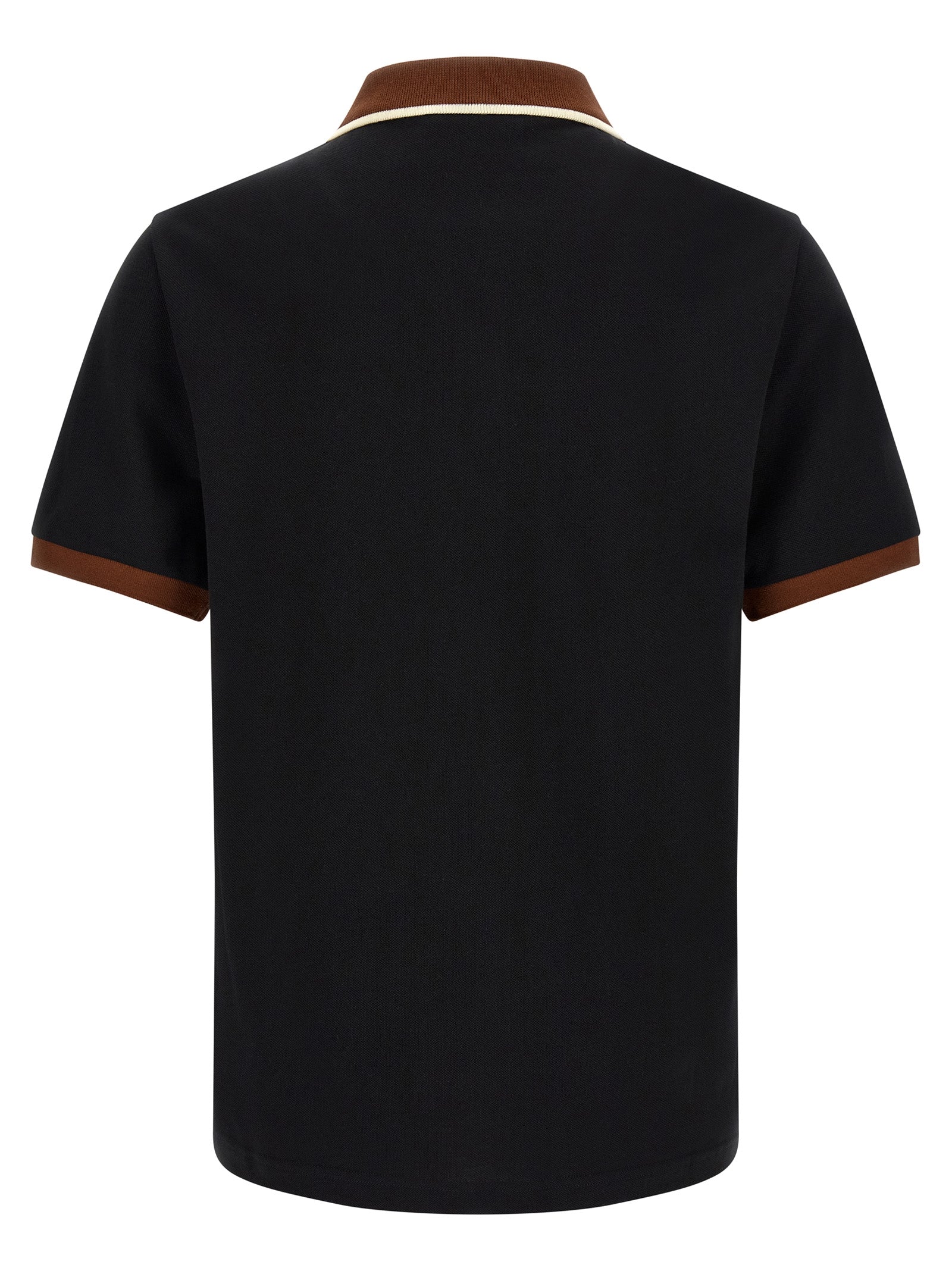 Marni Schwarzes Baumwoll-Poloshirt